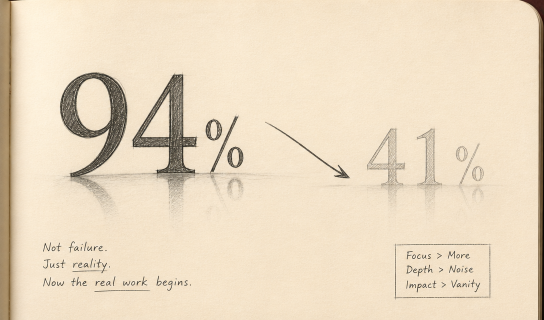 94% Use AI for Marketing. 41% Can Prove It Works. Here's What That Gap Taught Me About Building RiseMore.